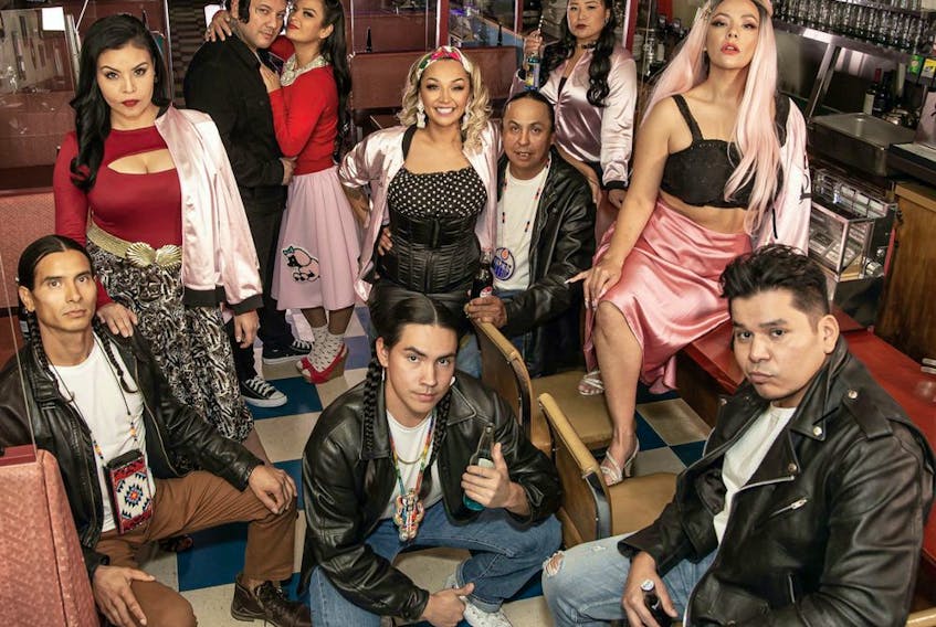 The cast of Bear Grease. Courtesy, LightningCloud Productions.