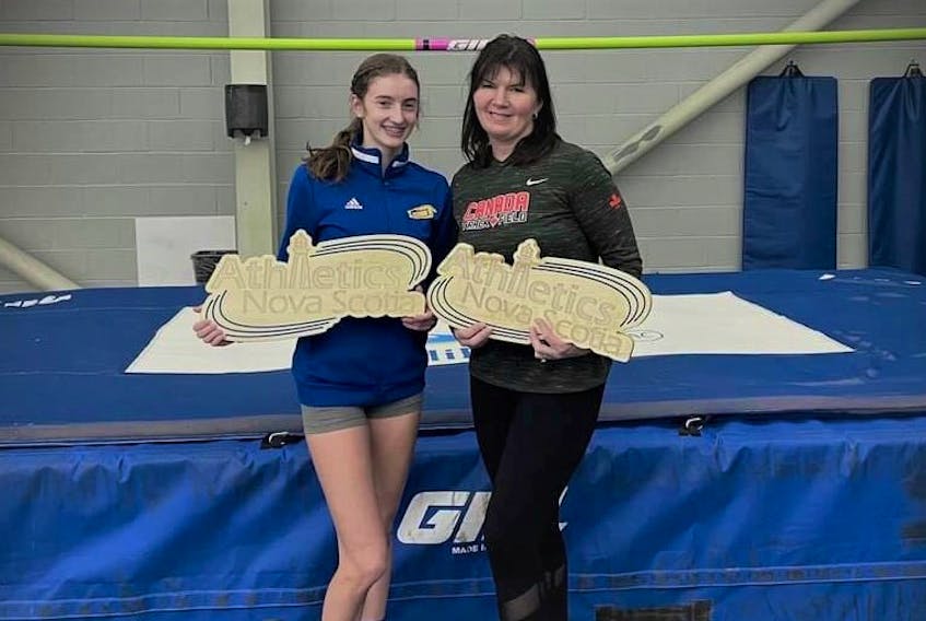 Female U-18 athlete of the year Jennessa Wolfe and her high jump coach, Tammy Armstrong, coach of the year, were among the Truro Lions to recently receive Athletic Nova Scotia 2021 awards.