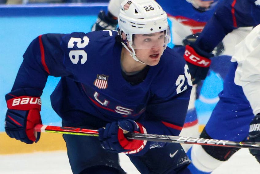 The Canadiens drafted Sean Farrell in the fourth round (124th overall) in 2020.