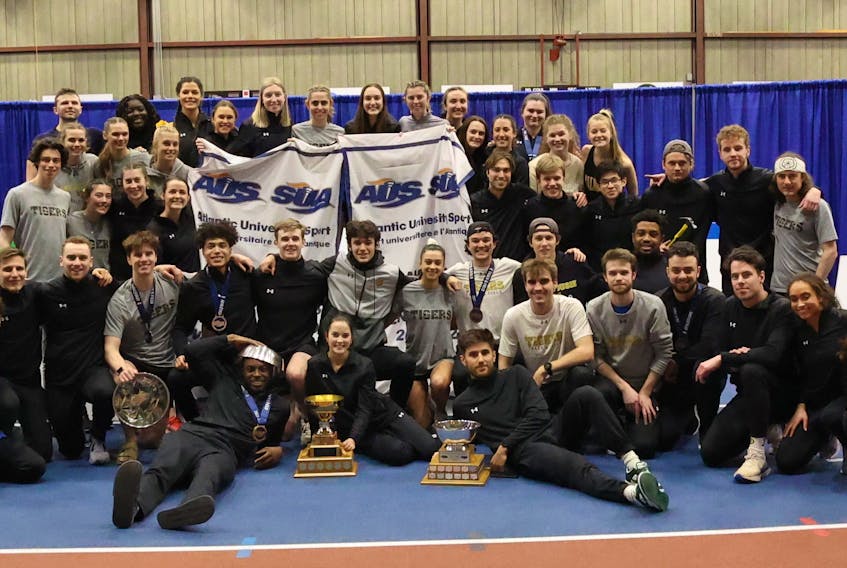 The Dalhousie men's and women's track and field teams captured the AUS championships on Saturday in Moncton.