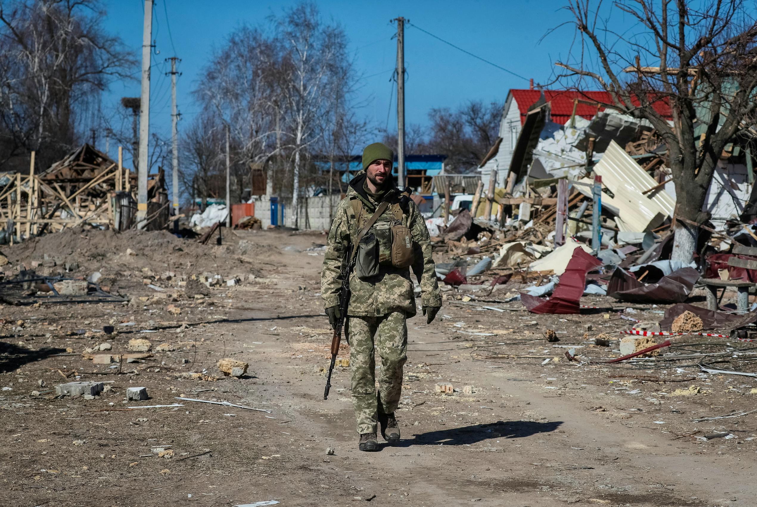 Военные действия на Украине.