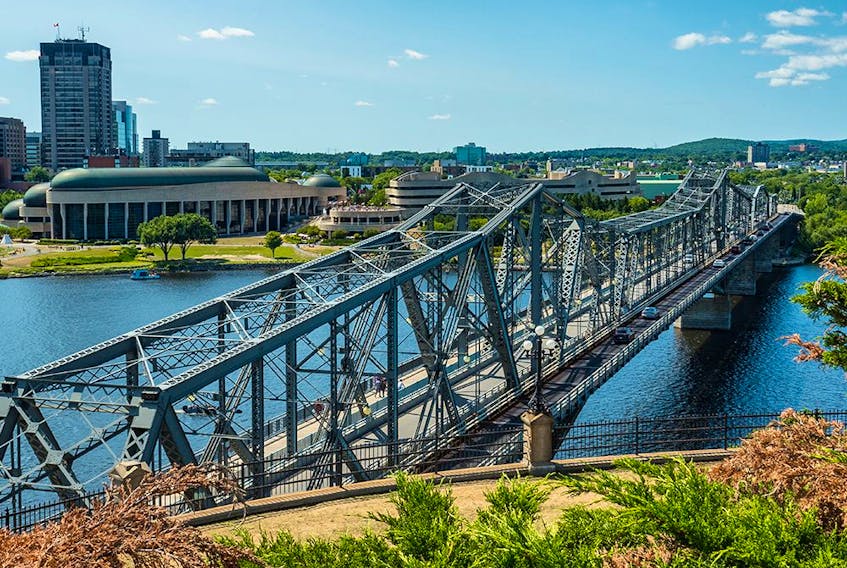 Bridge in Ottawa leading to Gatineau. Getty Images