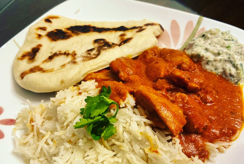 A rich, red, butter chicken with homemade naan bread. The time needed to make an authentic dish like butter chicken can be a deterrent to some, but for Matthew Dicks, the payoff is worth it every time.