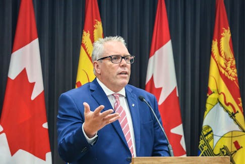 New Brunswick Finance Minister Ernie Steeves tabled New Brunswick's 11.3 billion 2022-23 provincial budget on Tuesday, March 22. FILE PHOTO.