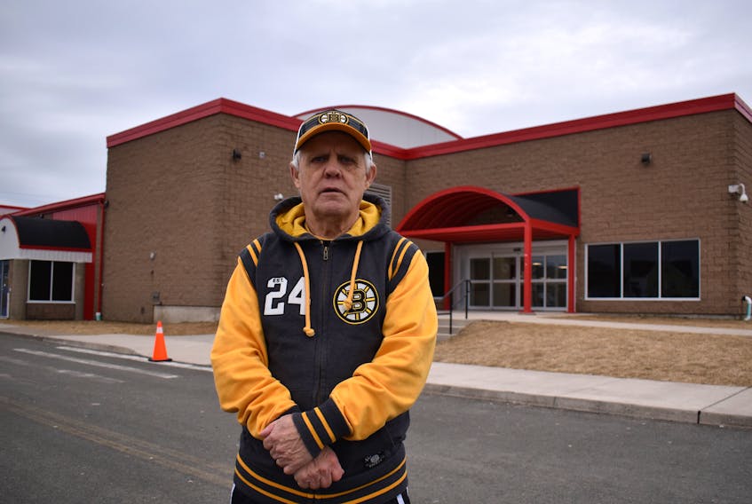 Nick Bonnar had hoped the Glace Bay Wall of Fame plaques and pictures would return to the walls of the Miners Forum in Glace Bay, but that won’t be the case. Bonnar is the chair of the wall of fame, which recognizes sports achievements, championship teams, athletes, builders and volunteers from the Glace Bay and surrounding community. JEREMY FRASER/CAPE BRETON POST.