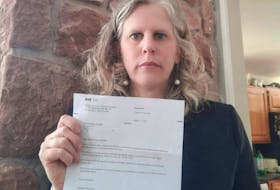 Jacinthe Lemire, holds the letter she received from Service Canada, where she learned a third party used her social insurance number to apply for employment insurance benefits. 