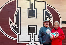 Former Holland College president Brian McMillan and his wife, Jane, are the co-chairs of the 2022 Canadian Collegiate Athletic Association (CCAA) women’s volleyball championship in Charlottetown. The Holland Hurricanes are hosting the event, March 25-28, at the McMillan Centre for Community Engagement in Charlottetown.