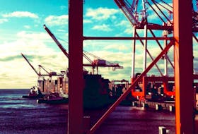 A view from the cranes at the Port of Halifax. BRENDAN REID