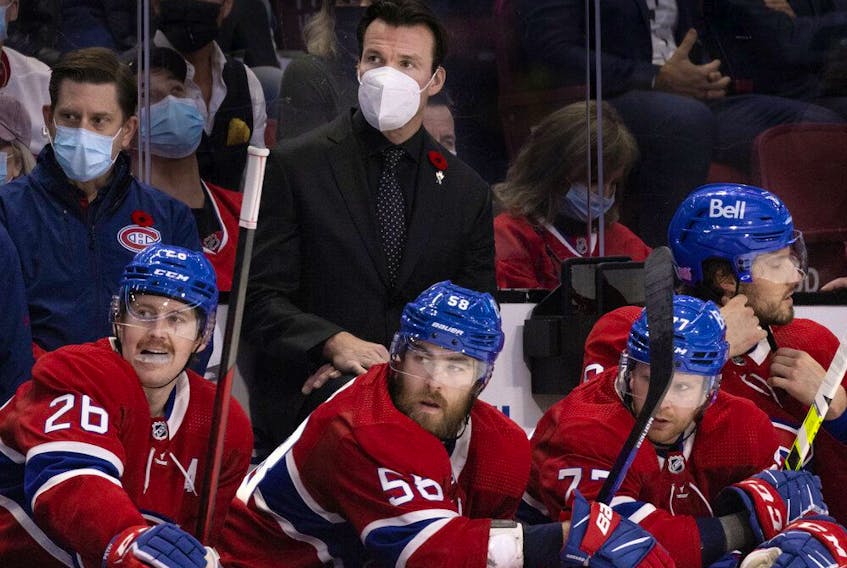 The Canadiens announced shortly before Saturday night's game at the Bell Centre against the Toronto Maple Leafs that assistant coach Luke Richardson has been placed on the NHL's COVID-19 protocol list