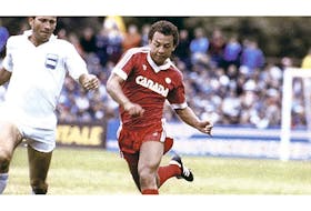 English-born Carl Valentine assisted on both of Canada’s goals with a pair of corner kicks in the historic 2-1 victory over Honduras to help Canada qualify for the 1986 World Cup. The game was played at King George V Stadium in St. John’s. 