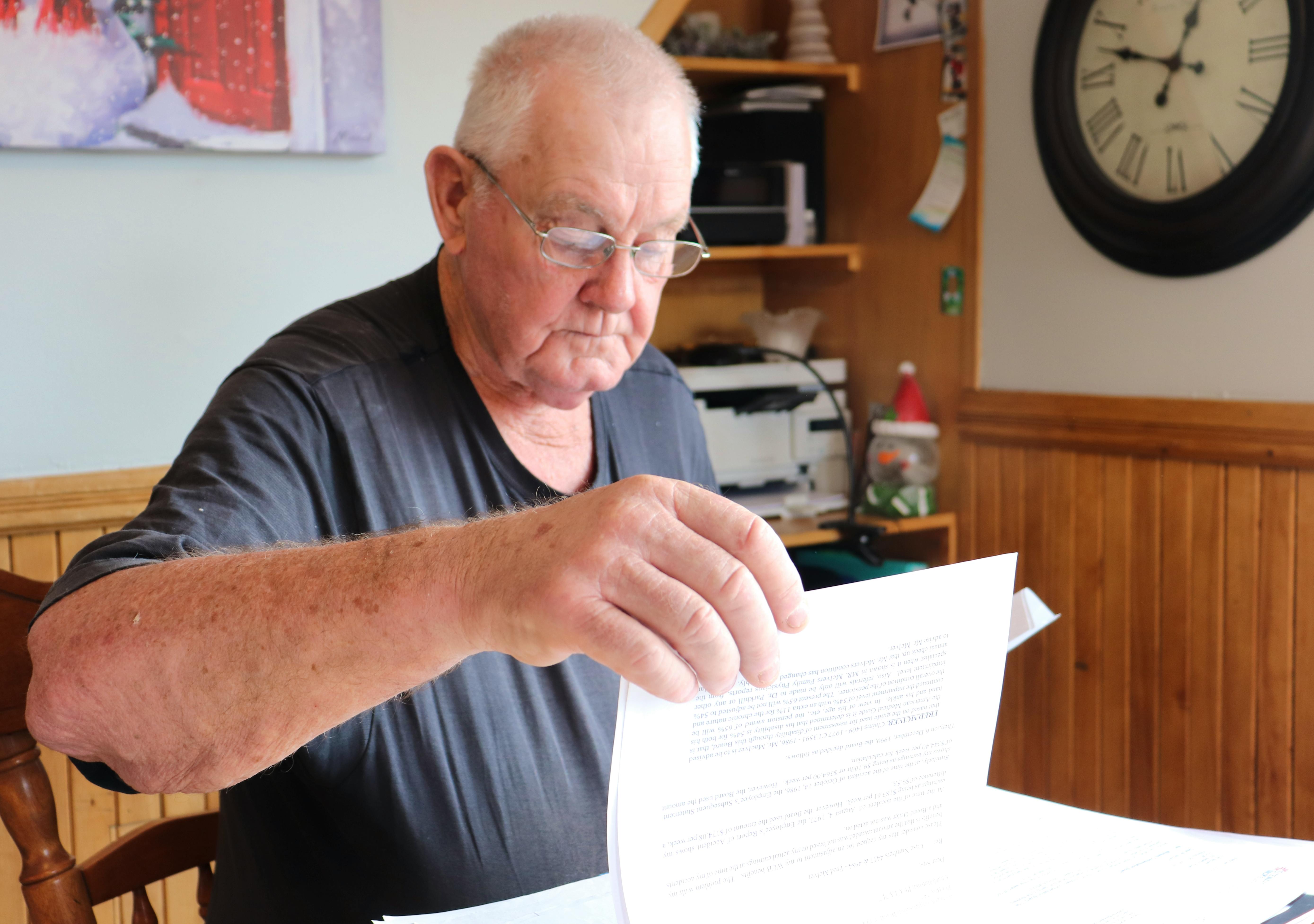 Fred McIver, who was injured on the job in 1977, will finish paying nearly $12,000 in legal fees to the Workers Compensation Board in December 2022. McIver has maintained for years the WCB assigned him the wrong kind of benefits. 