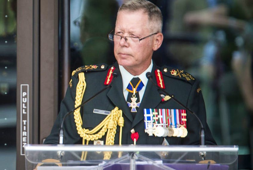 Retired general Jonathan Vance, former chief of the defence staff.