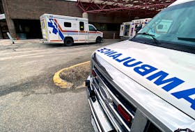 The emergency entrance and ambulance bay at the Health Sciences Centre in St. John's. Keith Gosse • The Telegram