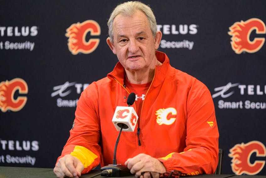 Calgary Flames head coach Darryl Sutter.