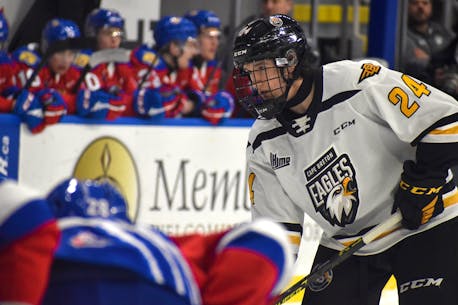 Cape Breton Eagles’ Matis Ouellet not putting pressure on himself in rookie season in QMJHL