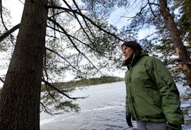 Mar. 30, 2022--Karen Robinson, co-chair of the Sackville River Regional Park Coalition, in the park. For story by Jen Taplin.
ERIC WYNNE/Chronicle Herald