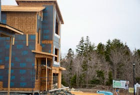 Land in the Bedford West Planning Area is seen behind a home under construction on Lewis Drive on Thursday, March 31, 2022.
Ryan Taplin - The Chronicle Herald