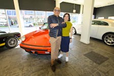 Asgar and Shahin Virji in the showroom of Weissach Performance on West 2nd Avenue in Vancouver. Andrew McCredie/Postmedia News