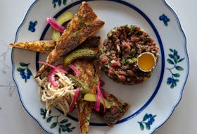 Steak Tartare from Café Lunette,  Café by day, bistro by night, this Parisian-inspired all-day eatery is another new addition to Halifax's Queen's Marque district.