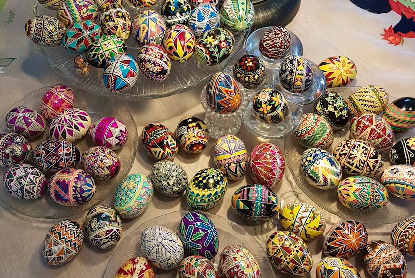 Ancient legend believes that as long as Ukrainian Pysanky eggs are made, good over evil will prevail in the world. CONTRIBUTED

