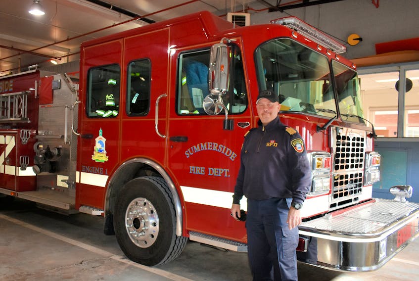 Summerside Fire Chief Ronnie Enman found himself responding to distress calls with fewer firefighters during the pandemic.