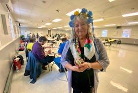 Diane Axent was overwhelmed with the support and enthusiasm for a Ukrainian Pysanky Egg workshop and fundraiser held in Digby on March 6, which raised funds for the Red Cross Ukraine Humanitarian Crisis Appeal and was also aimed at letting the people of Ukraine know that Nova Scotians stand in solidarity with them. TINA COMEAU PHOTO