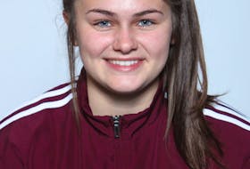 Maddy Corbett of Sydney is expected to be a key contributor to the Saint Mary's Huskies blueline when the Halifax school hosts the Dalhousie Tigers in the Atlantic University Sport quarter-final game on Wednesday. CONTRIBUTED