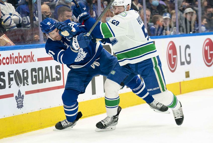It's "do-or-die" time, Vancouver Canucks captain Bo Horvat, right, admits.