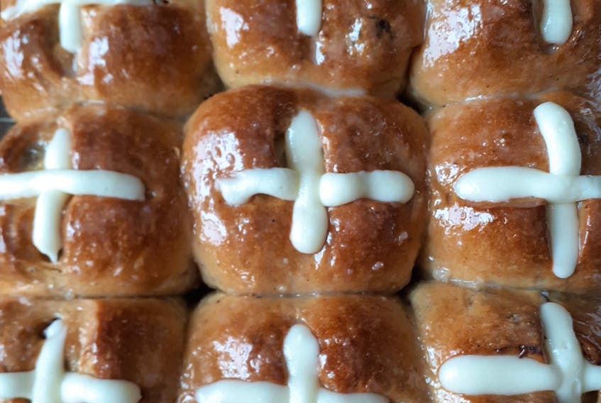 Hot Cross Buns are popular treats in the days leading up to Easter.