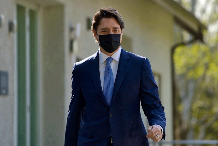 Prime Minister Justin Trudeau in Victoria, B.C., on April 11: “We have seen in decades past that just more money into health care from the federal government doesn’t lead to better outcomes.”