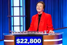 Mattea Roach plays Jeopardy! on April 6, 2022. -Courtesy of Jeopardy Productions, Inc.