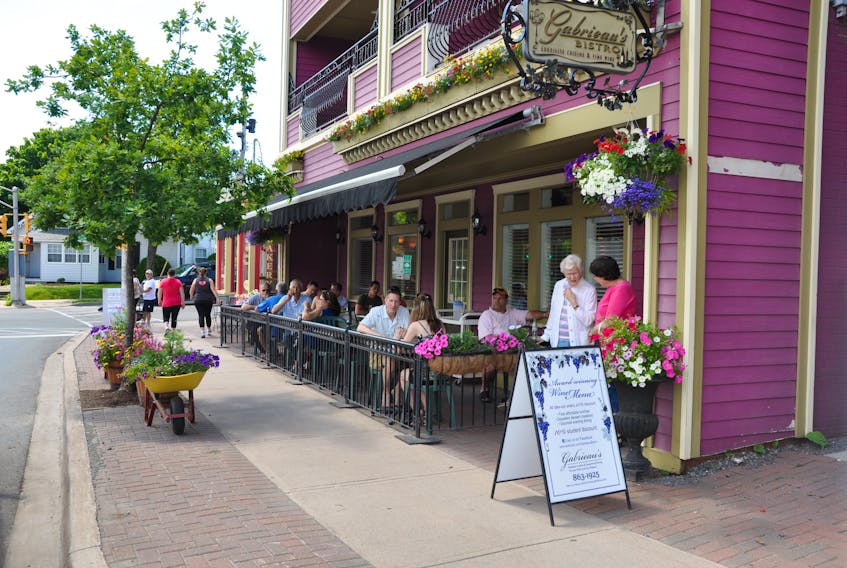 Gabrieau’s Bistro has operated a patio for more than 20 years and continues to see benefits from it. The Town of Antigonish intends to gather input from the business community to improve the sidewalk cafe bylaw. CONTRIBUTED
