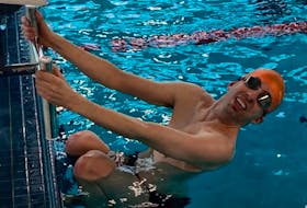 Special Olympics Nova Scotia swimmer Kendall Snell receives a 2021 provincial award.