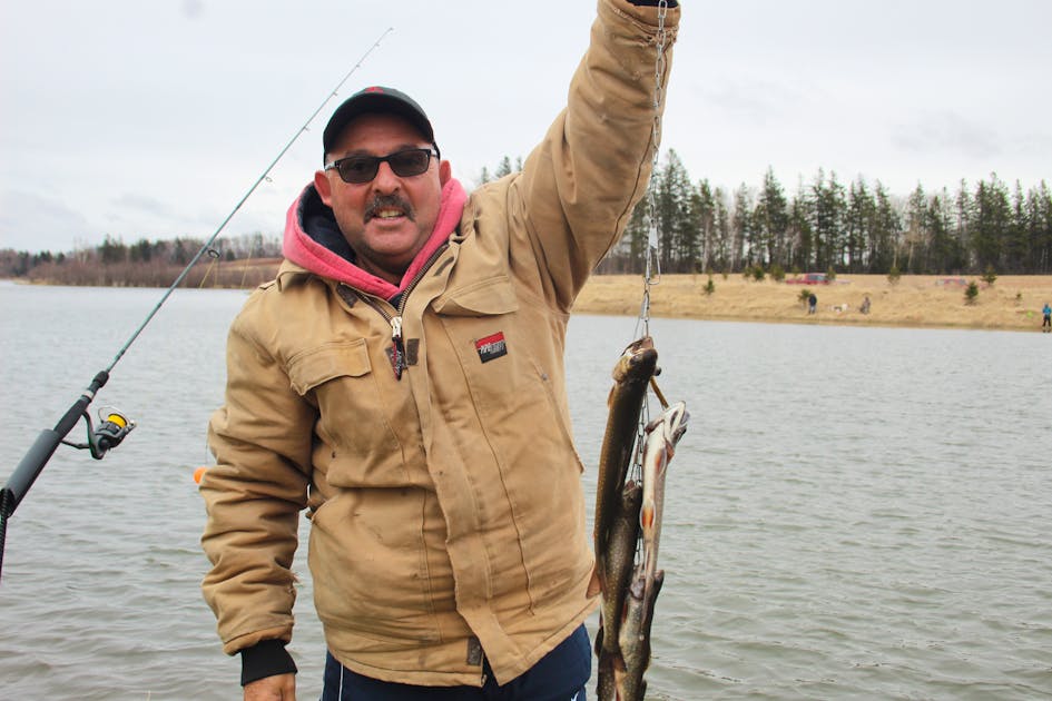 IN PHOTOS: P.E.I. fishers catch trout at Scales Pond to kick off