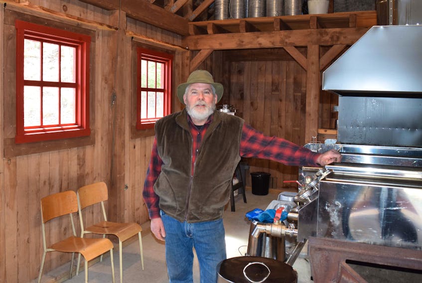 Darren Noble hopes to welcome people annually to see how maple syrup is made.