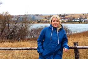Working in the maritime industry in N.L. for 20 years, Maria Halfyard knows what it's like to show up for meetings drenched from the waist down. She decided to change that and started mernini, a raincoat brand "focused on withstanding the rain and the wind that we get here on the East Coast," she said.