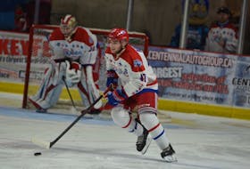 Summerside D. Alex MacDonald Ford Western Capitals defenceman Ed McNeill is averaging just over a point a game in the Maritime Junior Hockey League playoffs. McNeill, who is from Summerside, has recorded 10 assists in nine games.