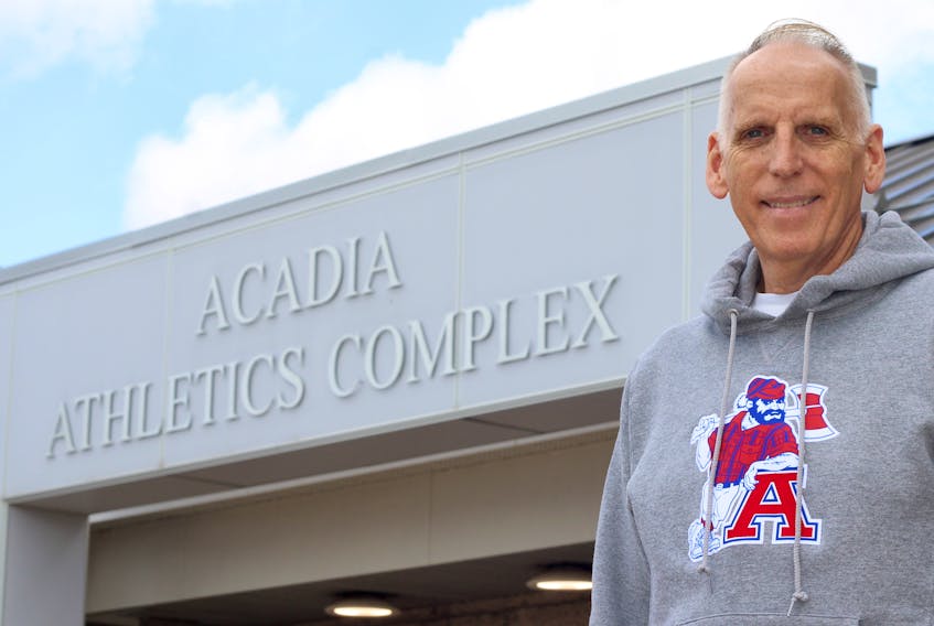 Mike Leslie is now the full-time head coach of the Acadia Axemen basketball team. He served as the interim head coach in 2021-22.