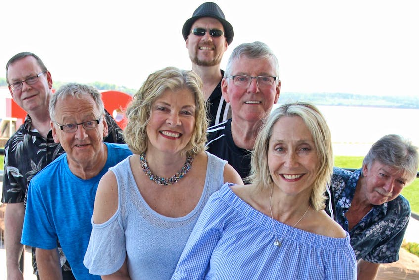 Phase II and Friends members John McGarry, left, Pat King, Keila Glydon, Ed Young, Gerry Hickey, Jeanie Campbell and Blaine Murphy will take the stage at The Guild in Charlottetown at 7:30 p.m. on April 30. 
