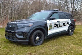 The Cape Breton Regional Police Service is gradually replacing its patrol fleet with the new Ford Police Interceptor SUV. Chief Robert Walsh said the force took the opportunity to redesign its vehicle graphics, settling on a black-and-white look that improves safety and makes it easier to decommission the vehicles. Chris Connors/Cape Breton Post


