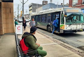 People board the bus on Charlotte Street in Sydney. The urban centre of Cape Breton has a growing population, unlike the greater Cape Breton Regional Municipality, where the population saw a slight decrease of 0.6 per cent since 2016 according to the most recent Statistics Canada data released Wednesday. ARDELLE REYNOLDS/CAPE BRETON POST