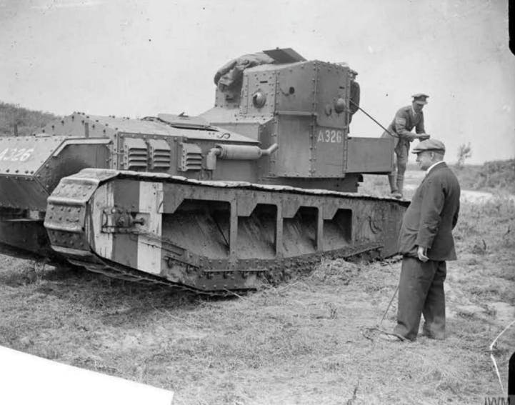 Is there a rare First World War tank buried beneath the former Grace  Hospital in St. John's?