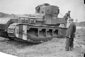 The First World War Whippet tank .