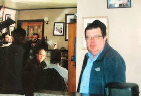 Paul Pope is pictured during filming of “Grown Up Movie Star" in Flatrock. 