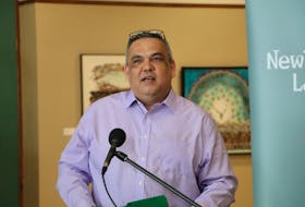 Sheshatshiu Innu First Nation Chief Eugene Hart spoke first on Friday in Innu-aimun expelling that “I believe my ancestors have guided me on my journey as chief and they are always with me, so at an event like this it is important for them to know our success.”