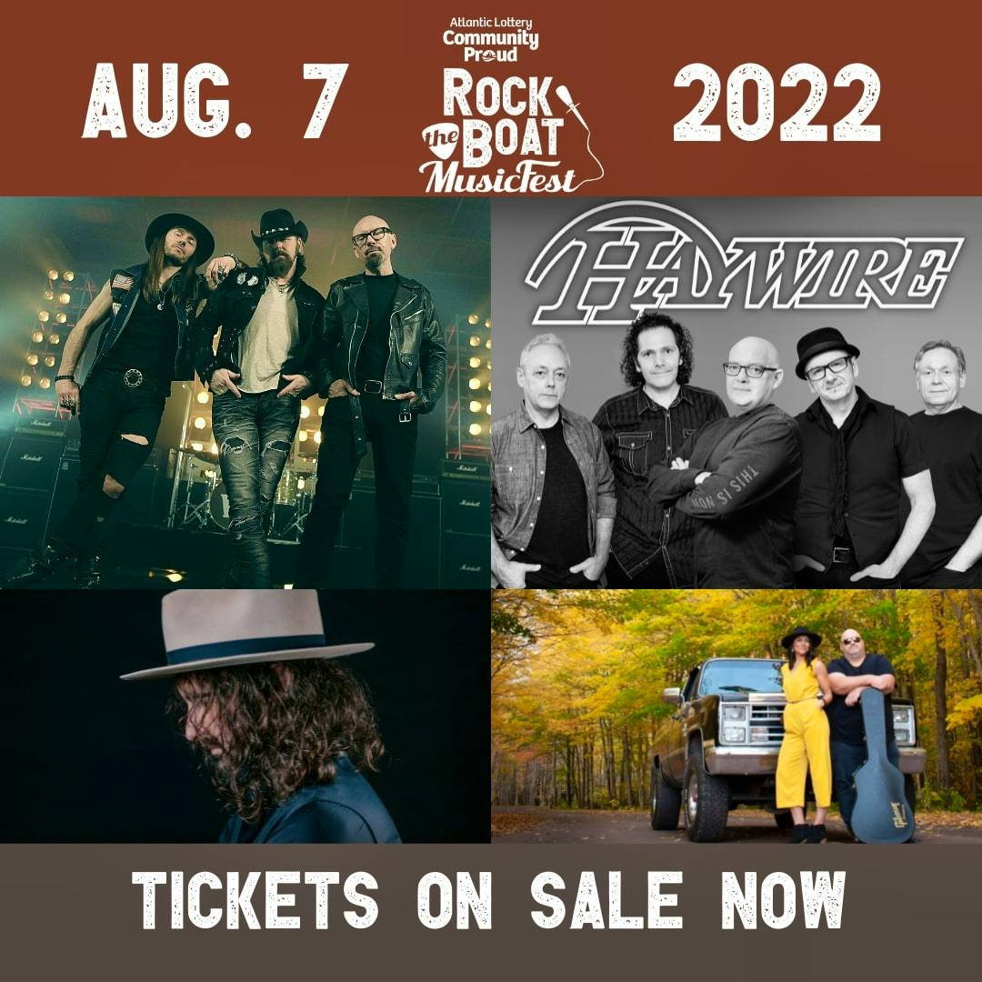 Rock the Boat's festival lineup features Our Lady Peace, Haywire, Andrew Waite and Julie and Danny.