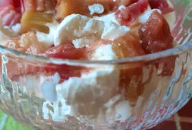 Roasted Rhubarb Eton Mess is a delicious way to enjoy the first taste of spring rhubarb.