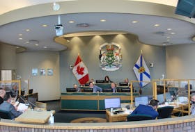 Cape Breton Regional Municipality council and staff begin budget deliberations on Tuesday inside council chambers at the Civic Centre. IAN NATHANSON/CAPE BRETON POST