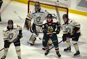 The Halifax Mooseheads defeated the Cape Breton Screaming Eagles 9-2 in Sydney on Tuesday, April 5, 2022.