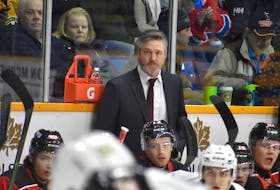 Patrick Roy and the Quebec Remparts will make their only visit of the season to Centre 200 on Thursday when they take on the Cape Breton Eagles. It will mark the first time the Remparts have been to Cape Breton since March 2020. Game time is 7 p.m. in Sydney. JEREMY FRASER/CAPE BRETON POST.